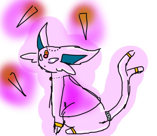 Hecate espeon gift for Kiki my friend