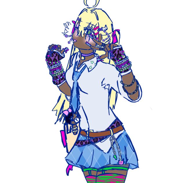 Gyaru x scene girl