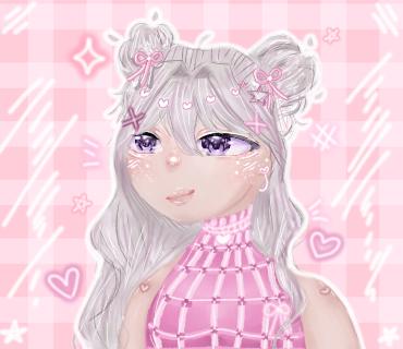 tried a different style 🩷 - ibisPaint