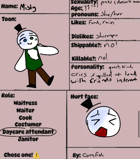 DANDY'S WORLD OC TEMPLATE