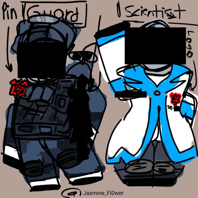 Uniforms for Guard and Scientists - ibisPaint