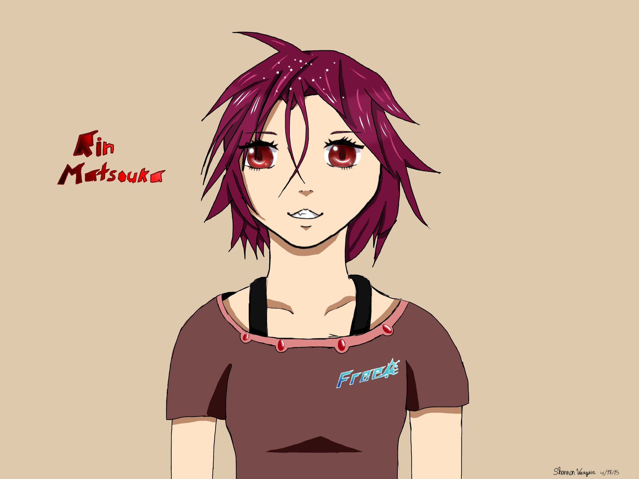 female rin matsouka - ibisPaint