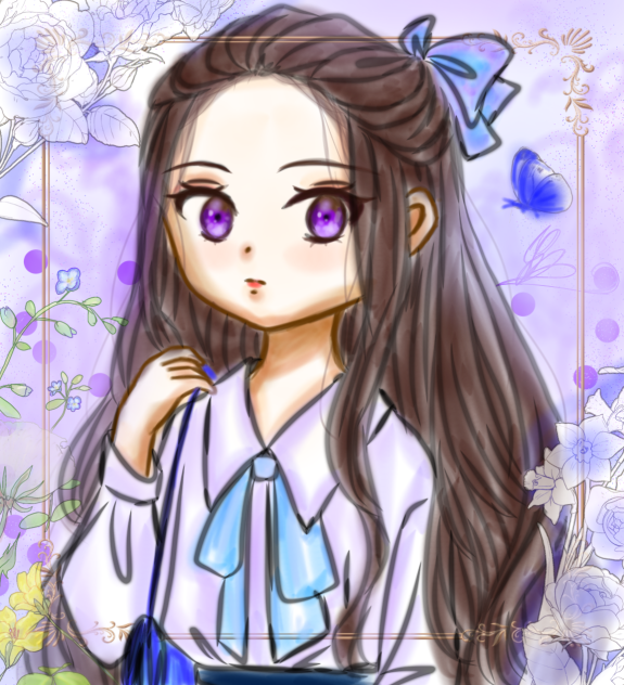 purple 💜💜💜 - ibisPaint
