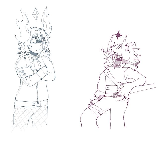very conveniently placed doodles