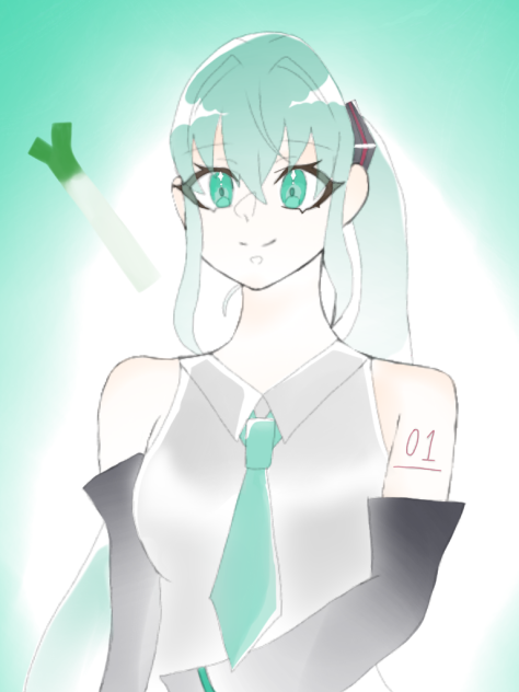 ポニテの初音ミク