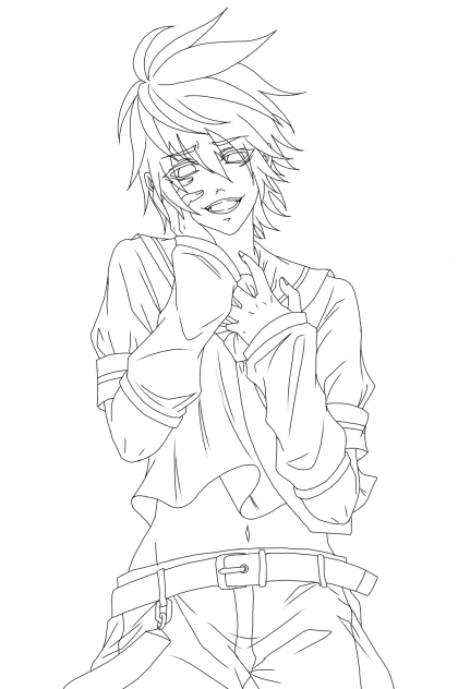 【線画】ヤンデ恋歌