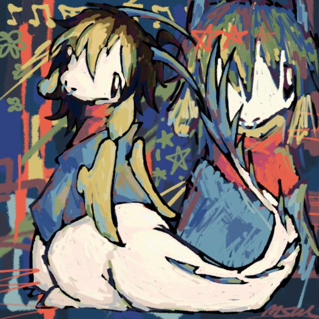 My friend as a dragon