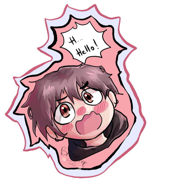 Sticker Shy Boi