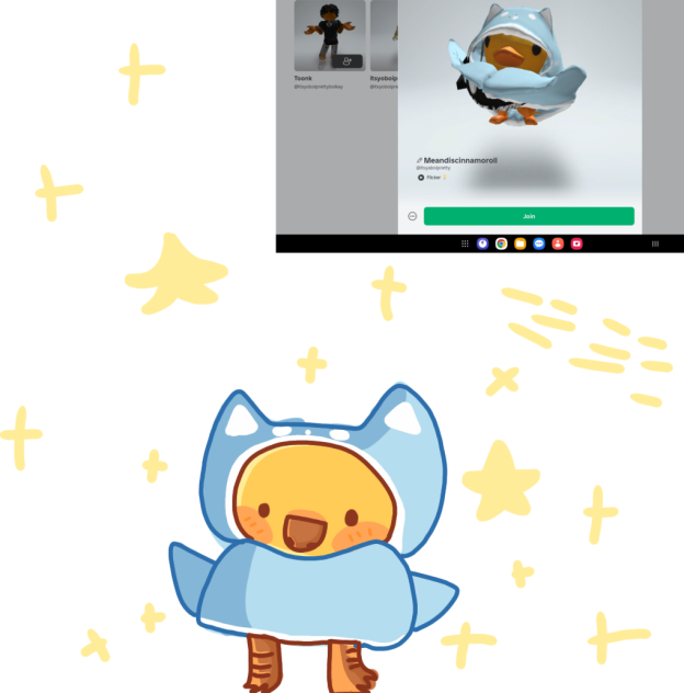 Drawing of my besties roblox avatar