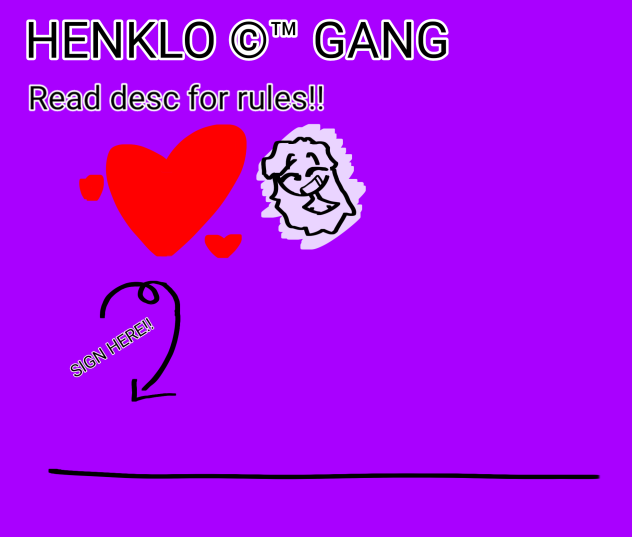 HENKLO GANG CONTRACT