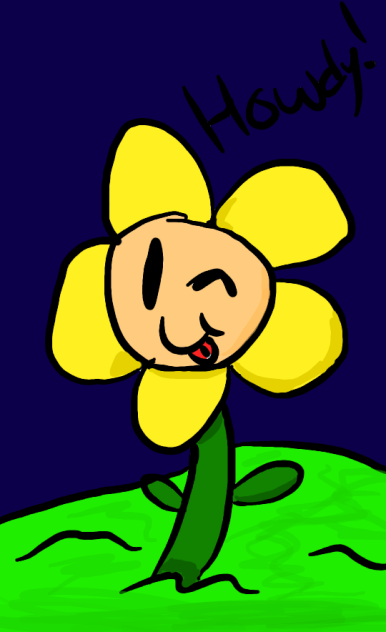 Flowey - ibisPaint