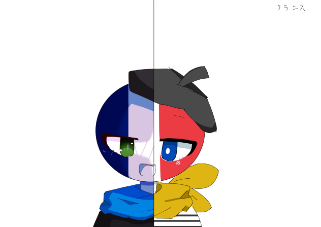 フランス塗ったよ