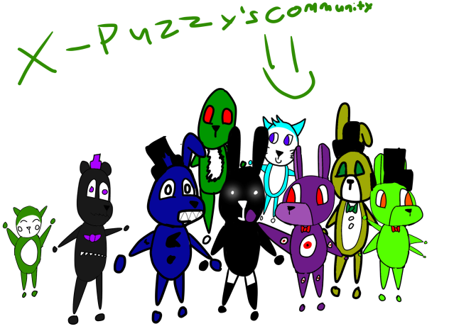 a fan art for x puzzy