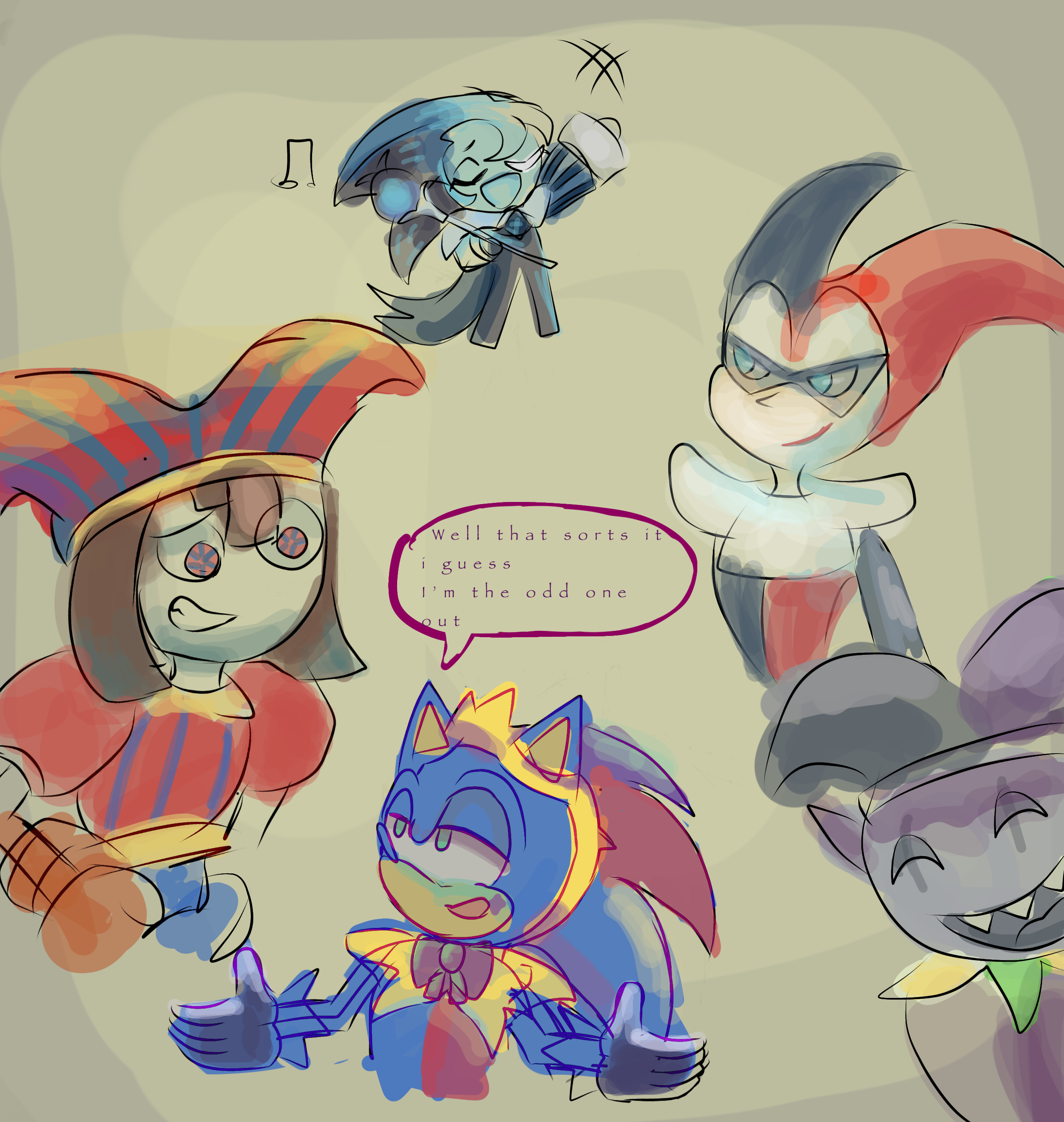 My fav jester characters - ibisPaint