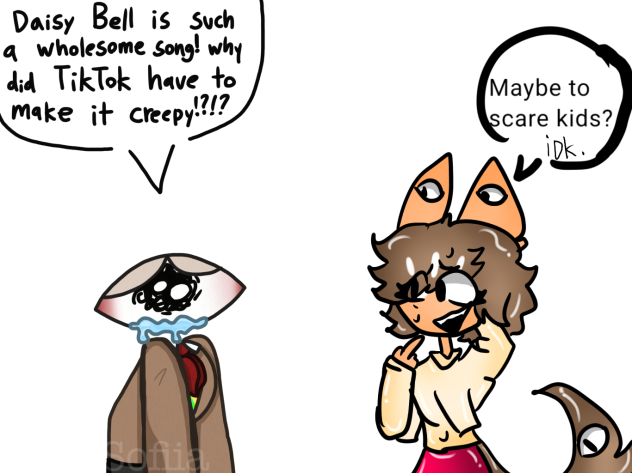 maybe to scare kids collab