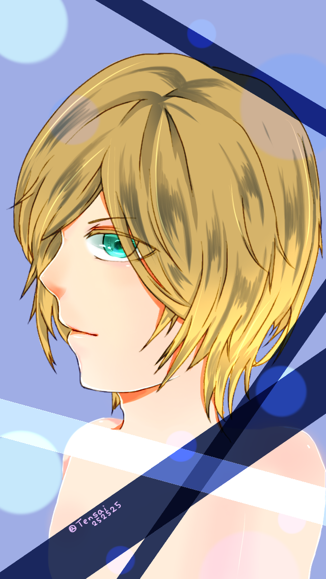 金髪蒼眼ショタ Ibispaint