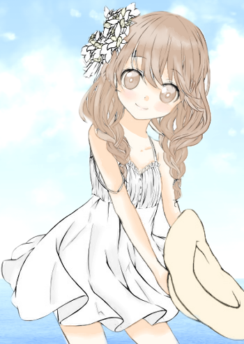 女の子［フリーアイコン］     (･д･)ﾁｯリア充め