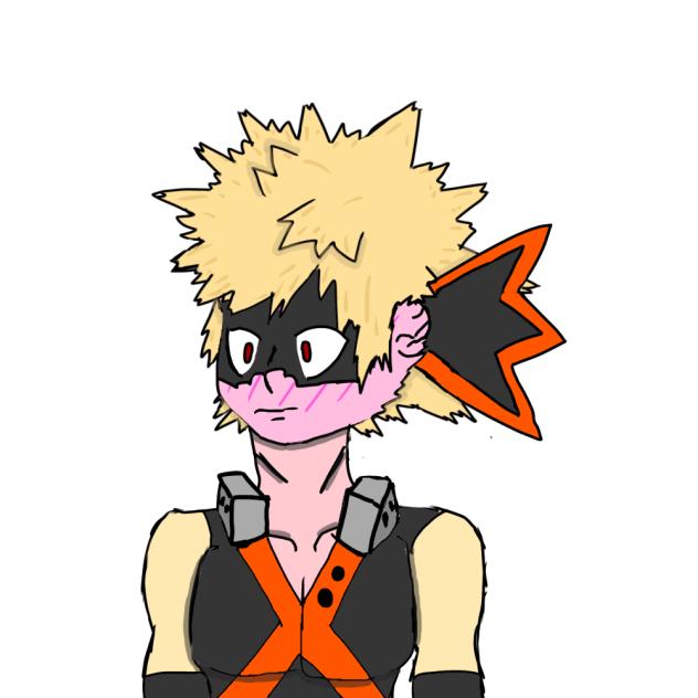 Blushing katsuki