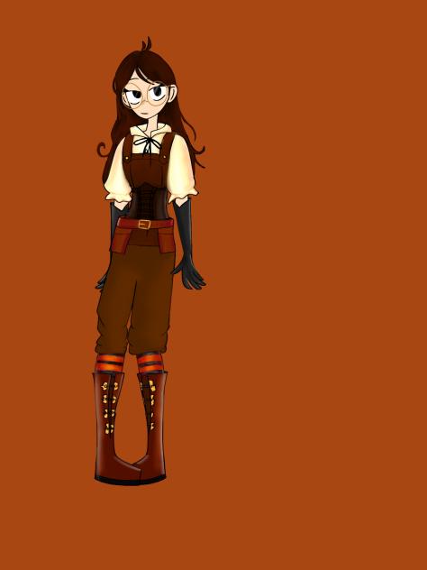 color theory test on oc (Livia) - ibisPaint