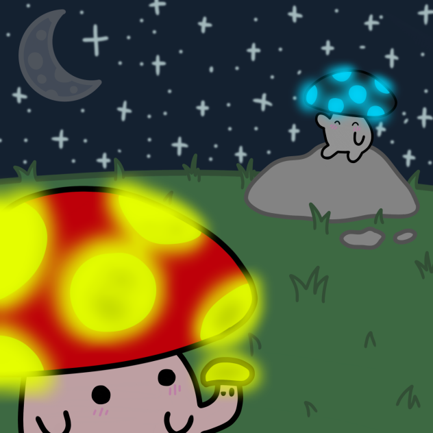Mushrooms in love 🍄❤️🍄