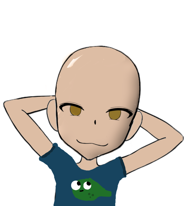 A very bald mam - ibisPaint
