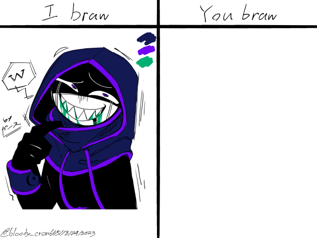 I draw You draw with myOC (IDYD)⑦