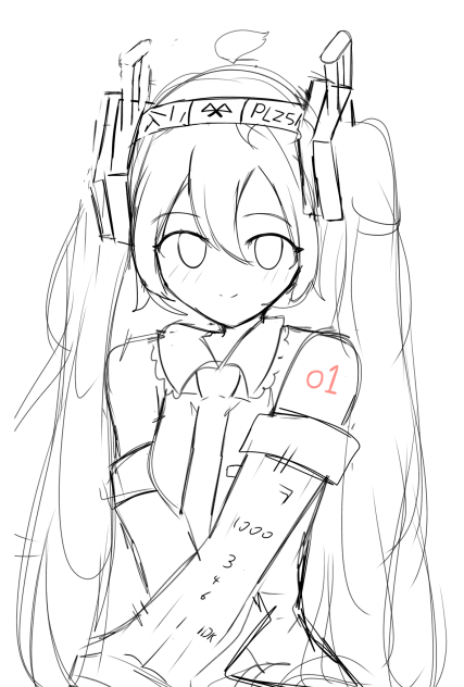 Sketch Miku 2♡