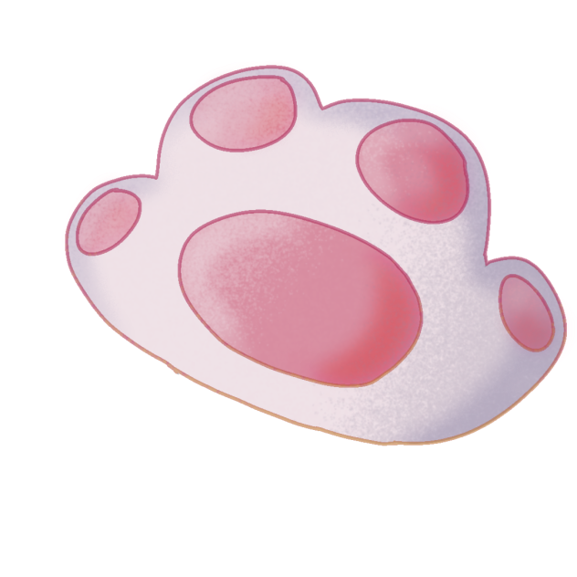 Cat paw pillow item