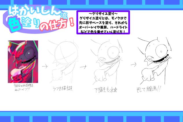 はかいしん流！（線画）