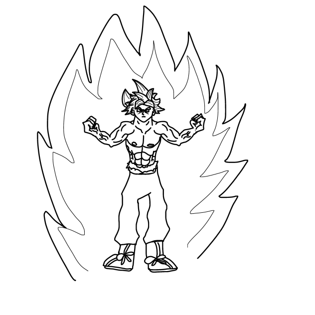 Lil sketch of goku