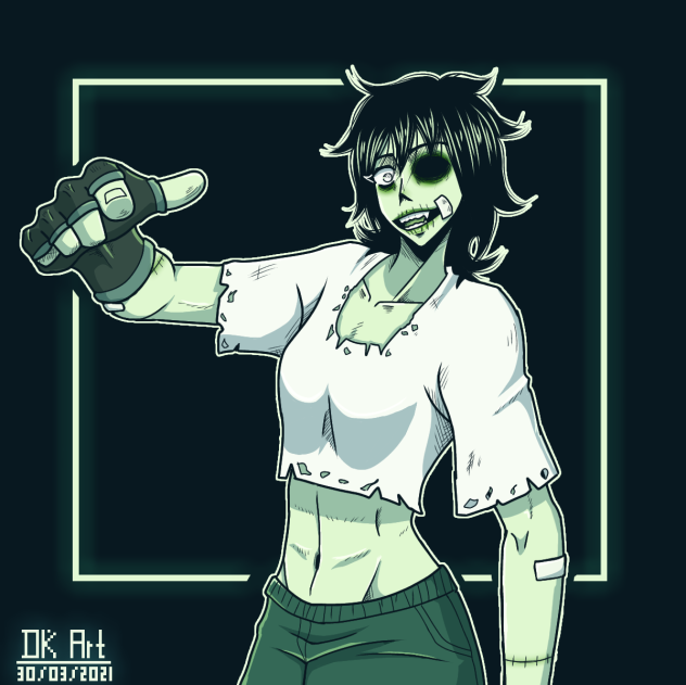 Game Girl Zombie