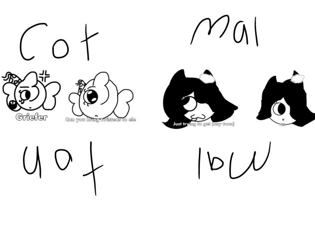 Cotton and Mal stickers