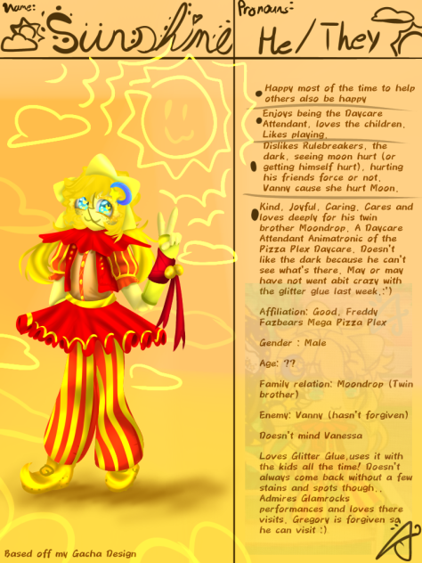 Fnaf Sunshine Gacha V. FanArt