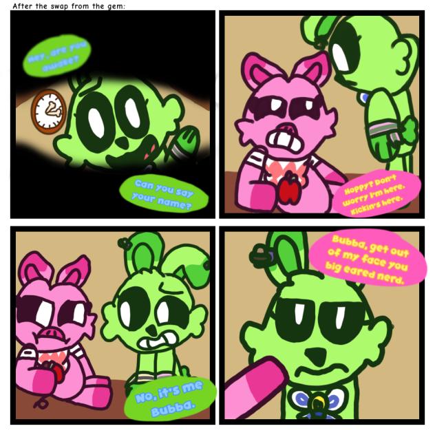 Smiling Critters swap comic