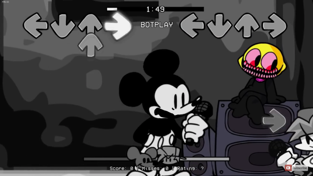Creepy pasta Mickey Mouse fnf rightarow