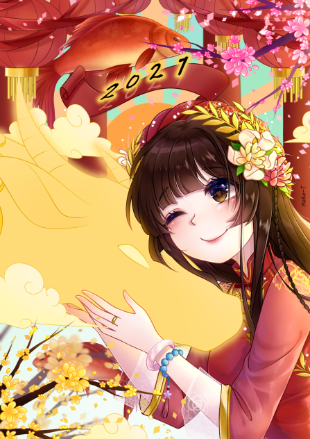 New year 2021-speedpaint-ibis drawing