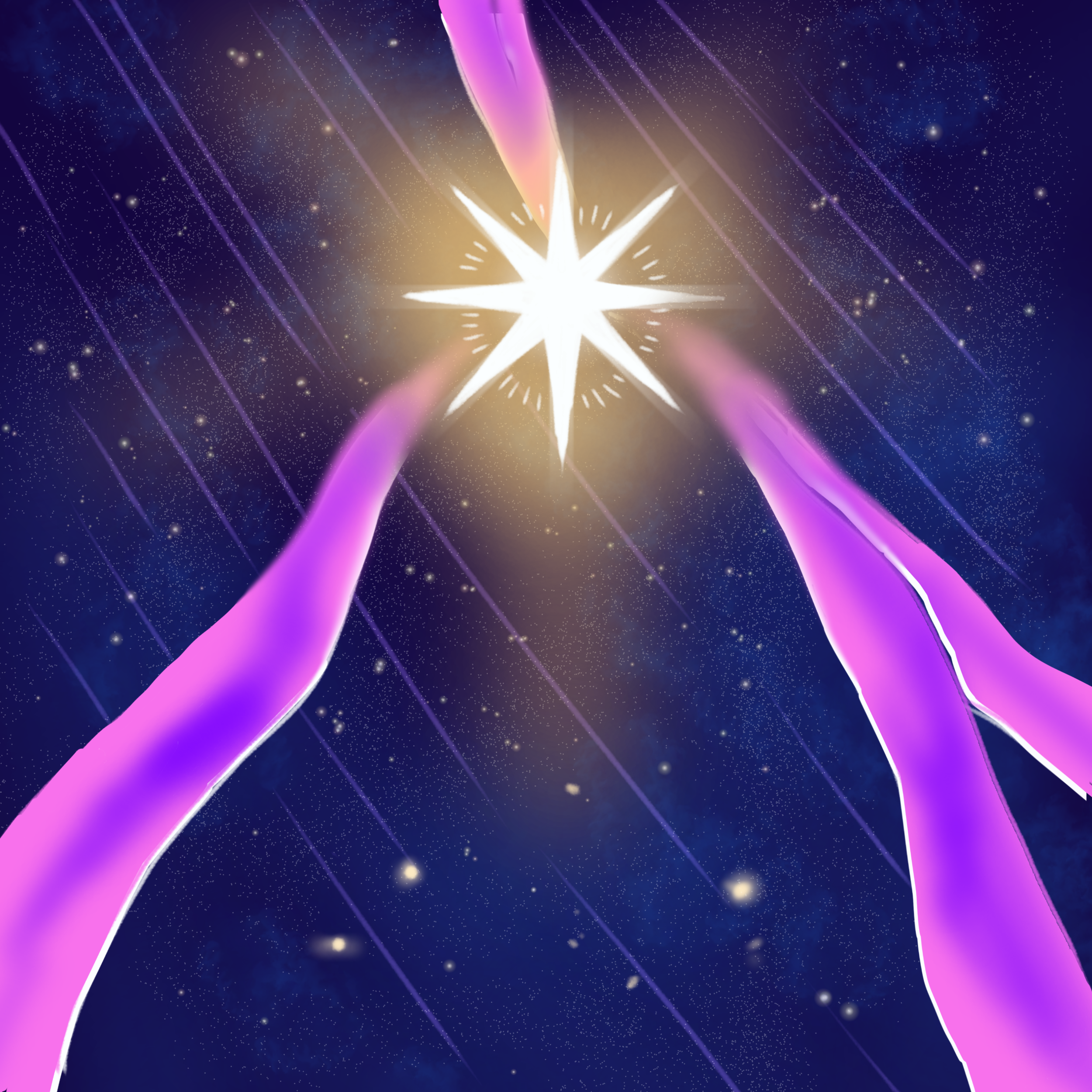 Shining Star Radiated - ibisPaint