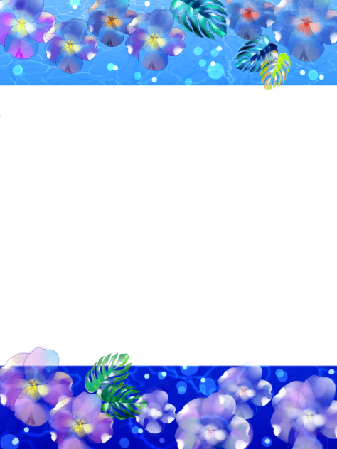 トロピカル背景、波