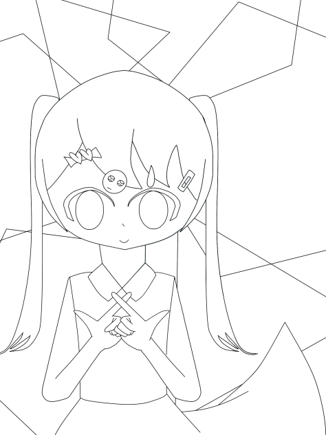 線画1号