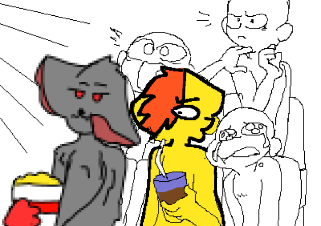 Pixel movie collab - ibisPaint