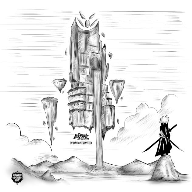 INKTOBER 2024 DAY 20 UNCHARTED