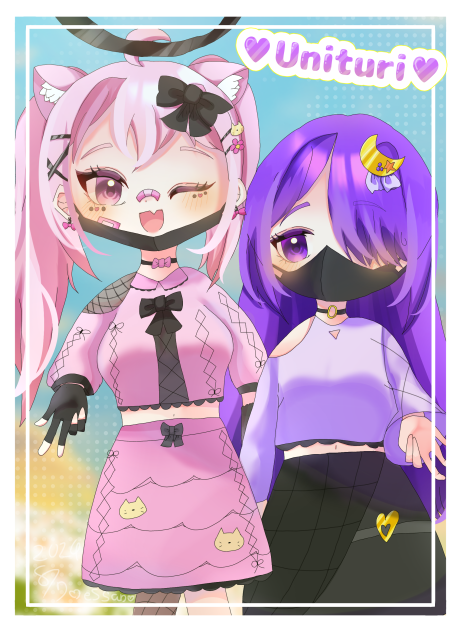 塗りました🌙💜‪