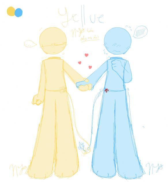 🟡🔵Yellue fanart bc I can heheh 🟡🔵