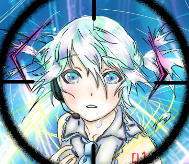 「ヒバナ」初音ミク  塗り練習  (線画借りました)