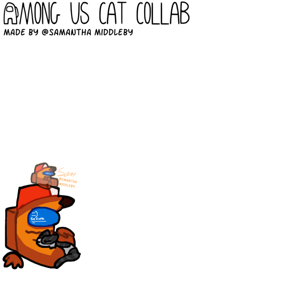 Among us cat collab