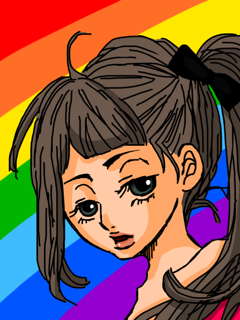 女の子 ラクガキ