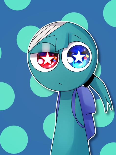 引き取った子描いた！