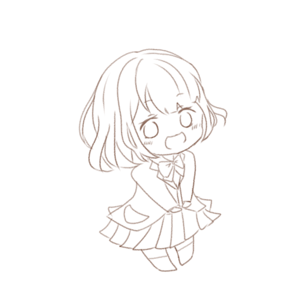 線画ディフォルメ