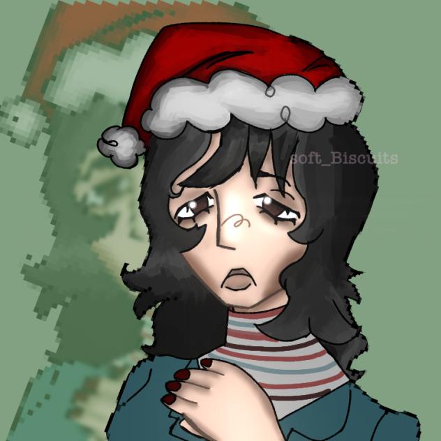 anya mouthwashing christmas drawing