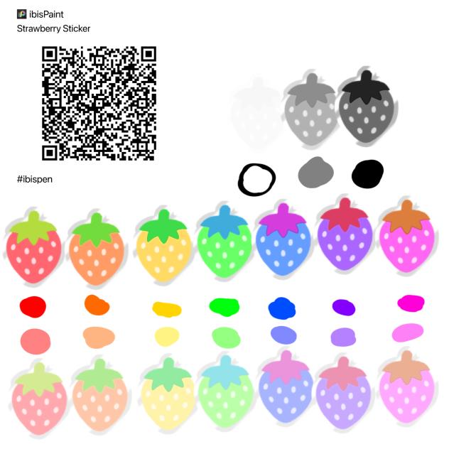 Strawberry Sticker 🍓✨